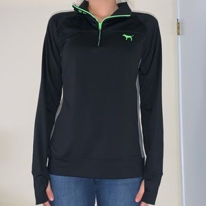 Pink Victoria Secrets Half Zip Athletic Pullover